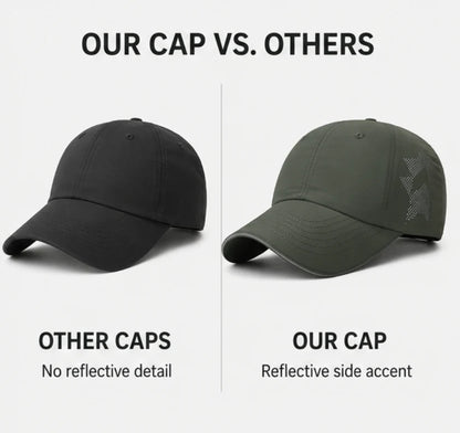 Men's Lightweight Sports Cap with Reflector