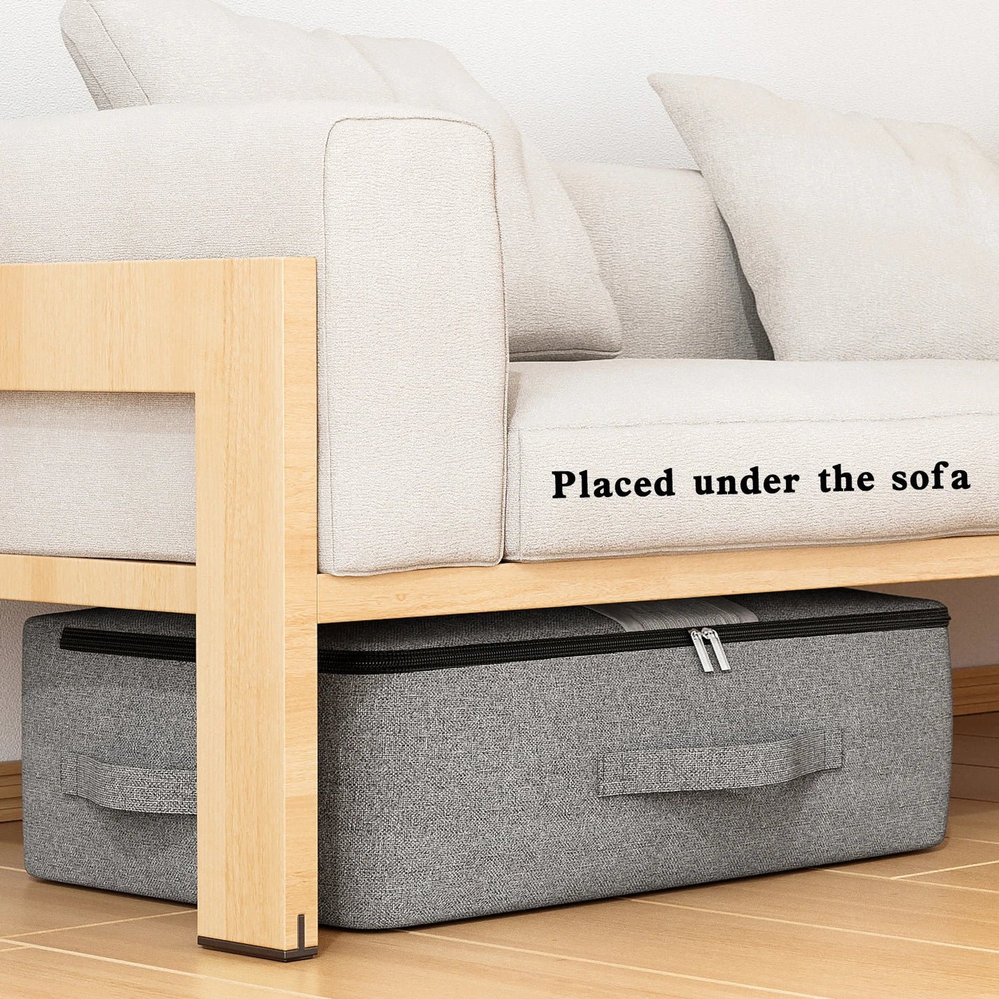 Underbed Storage Bag with Viewing Window