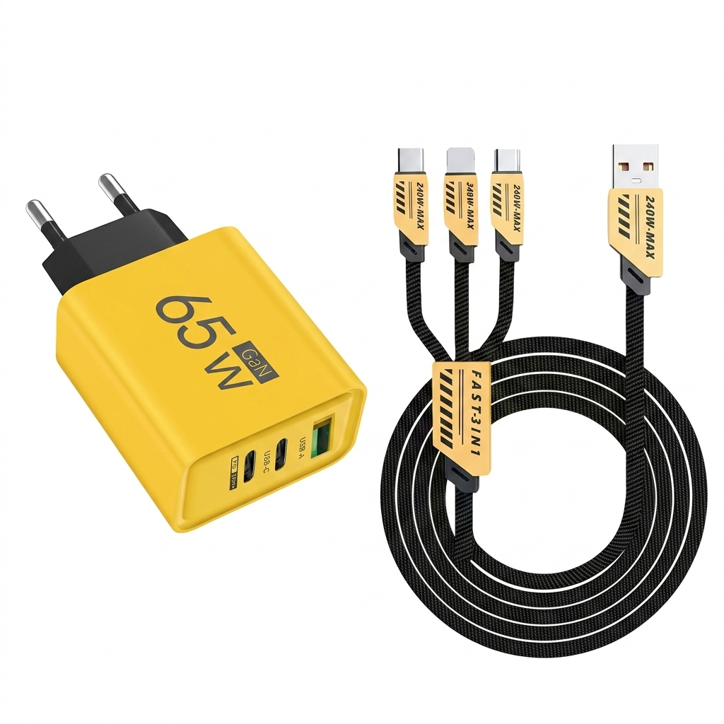 120W USB Fast Charger with 4 Ports