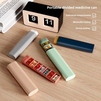 7-Day Pill Organizer with Labeled Compartments