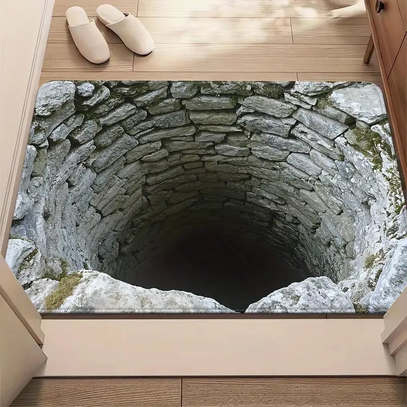 3D Illusion Doormat with Optical Depth Effect