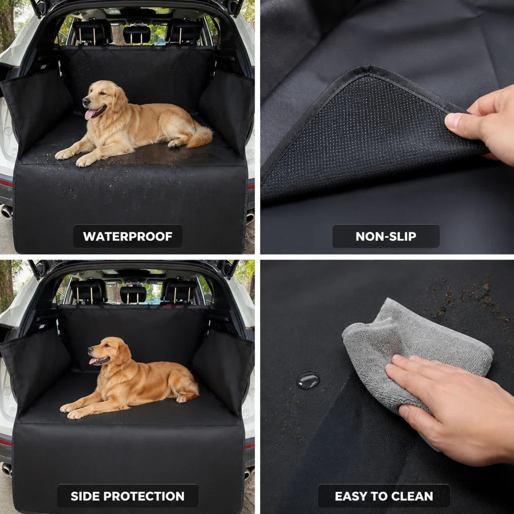 Waterproof Oxford Trunk Protector with Non-Slip Side Panels
