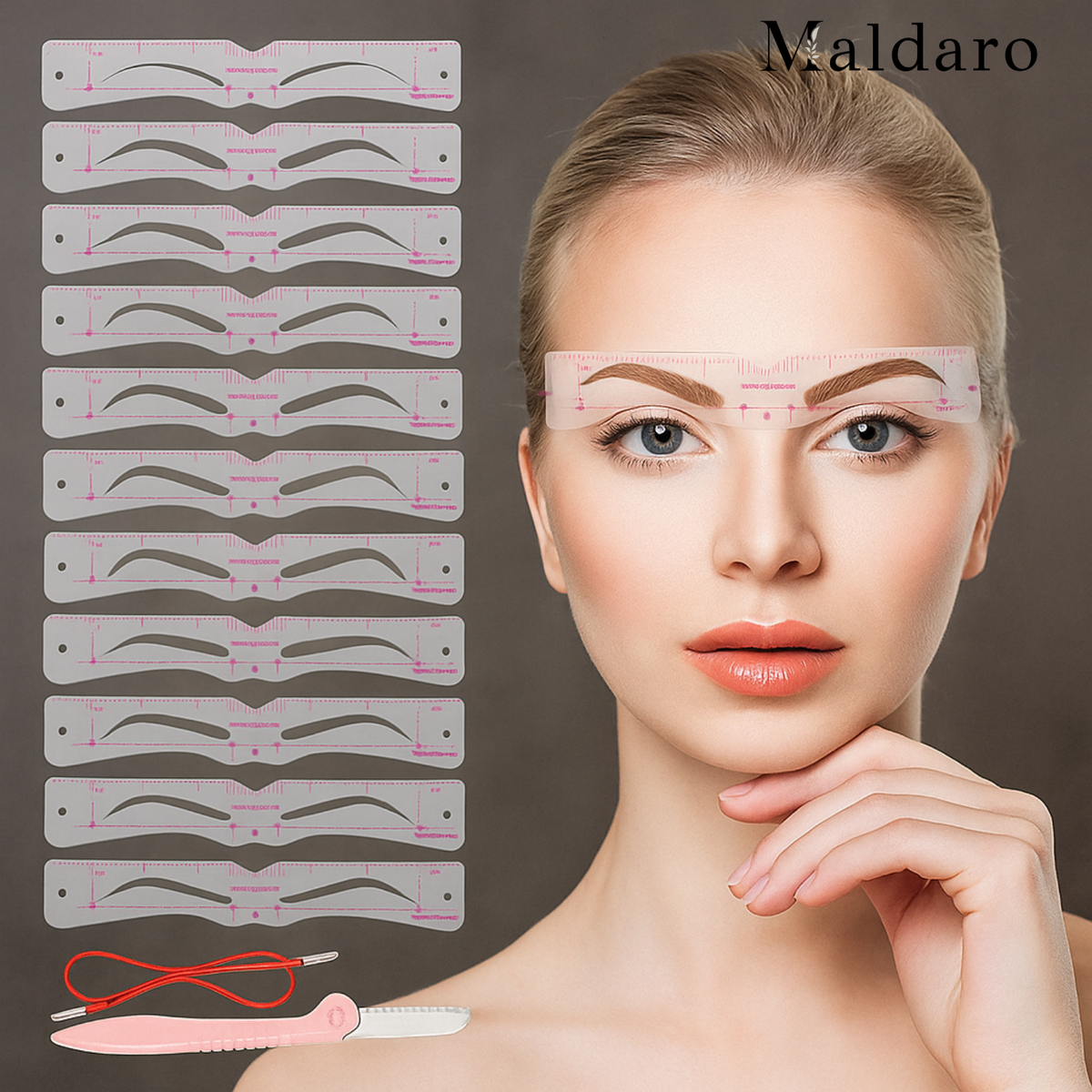 GlamBrow Eyebrow Stencil Set