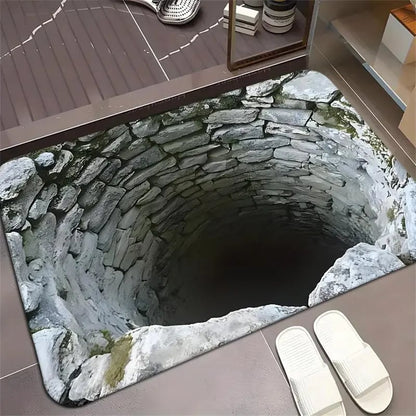 3D Illusion Doormat with Optical Depth Effect