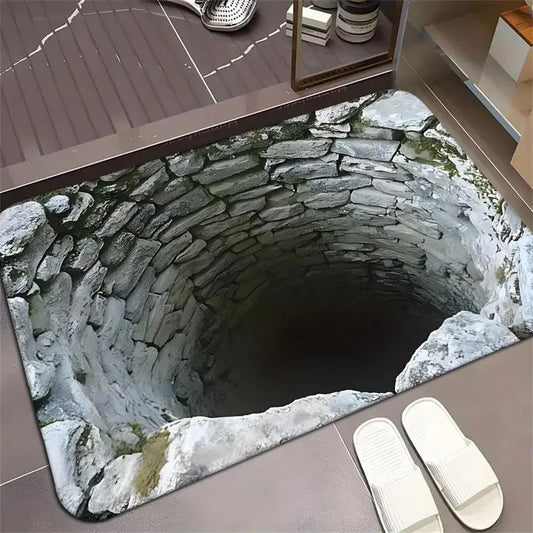 3D Illusion Doormat with Optical Depth Effect
