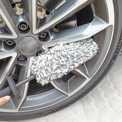 WheelGlow microfiber rim brush scratch-free
