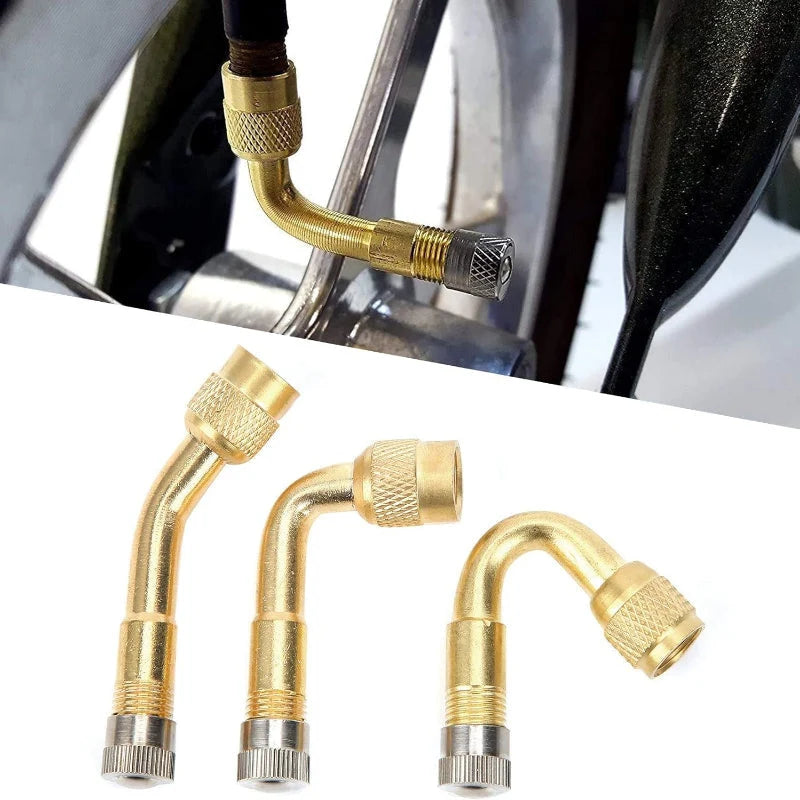 Flexible Tire Valve Extension 3-Angle Set