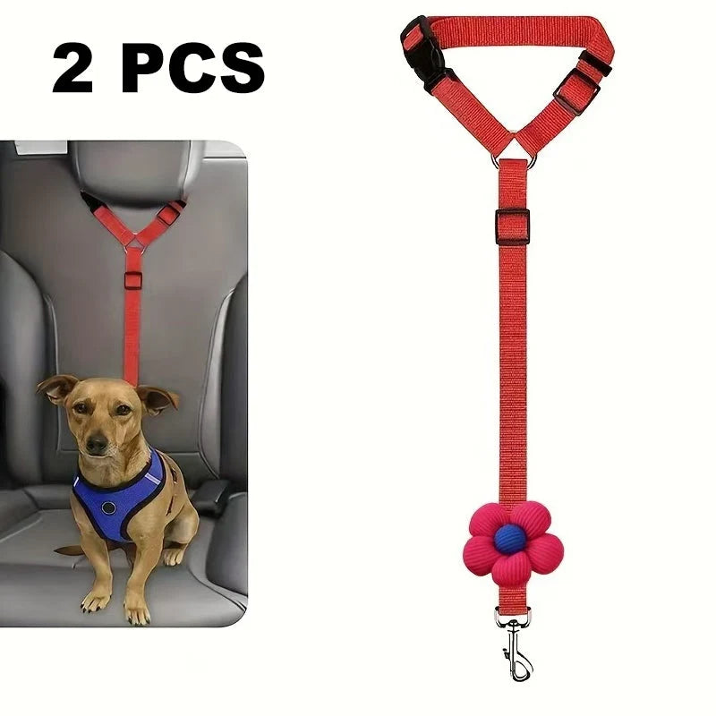 Dog Safety Belt & Leash 2-in-1