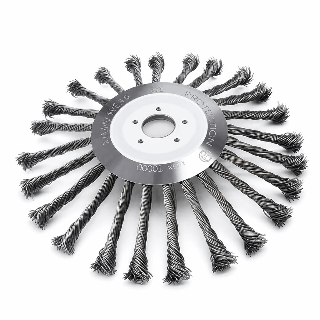 Wire Brush Trimmer Head Made of Carbon Steel (Universal Fit)