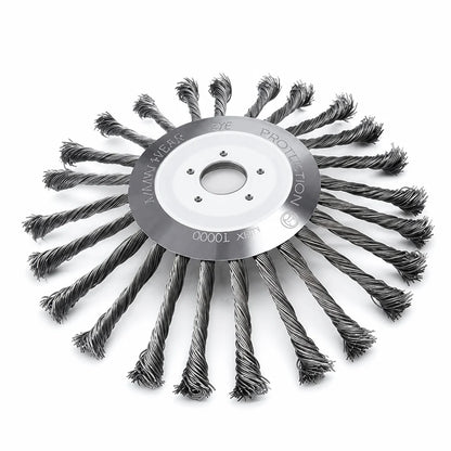 Wire Brush Trimmer Head Made of Carbon Steel (Universal Fit)