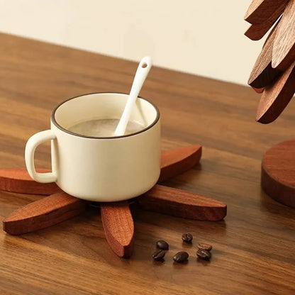 Bamboo Coaster Set, 4-Piece