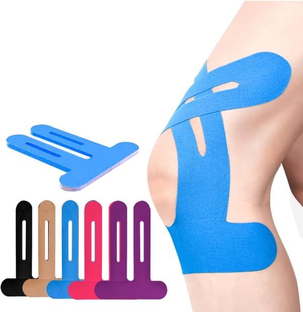 Pre-Cut Knee Kinesio Tape – 10+10 Free