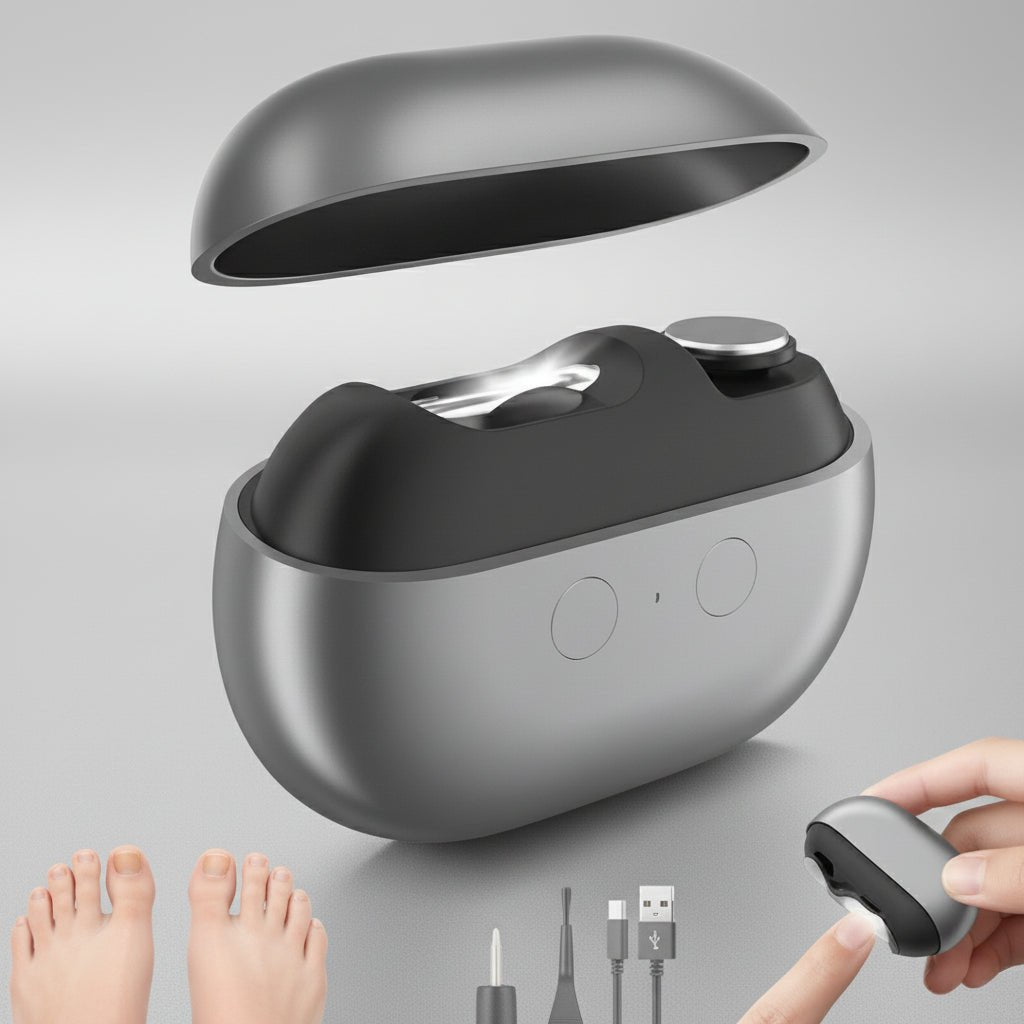 Electric Nail Scissors with LED Light