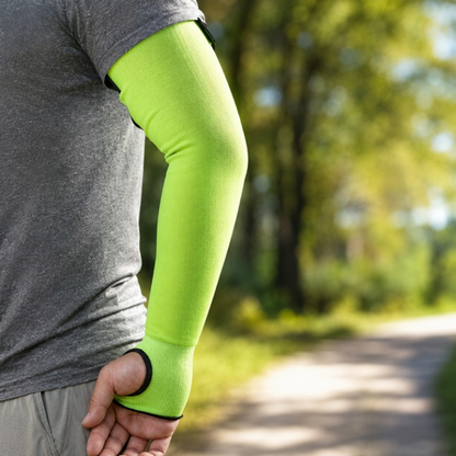 Cut-resistant work sleeves with Velcro closure 40 cm
