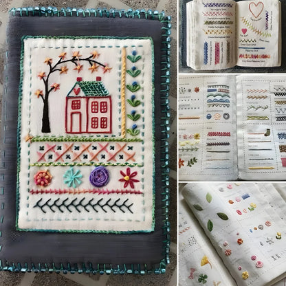 SoftStitch Embroidery Book with Practice Pages