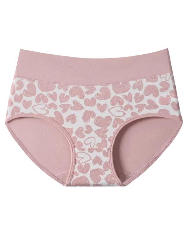 Women's High-Waist Cotton Briefs (6-Pack)