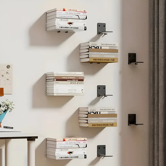 Floating shelf with invisible wall mount