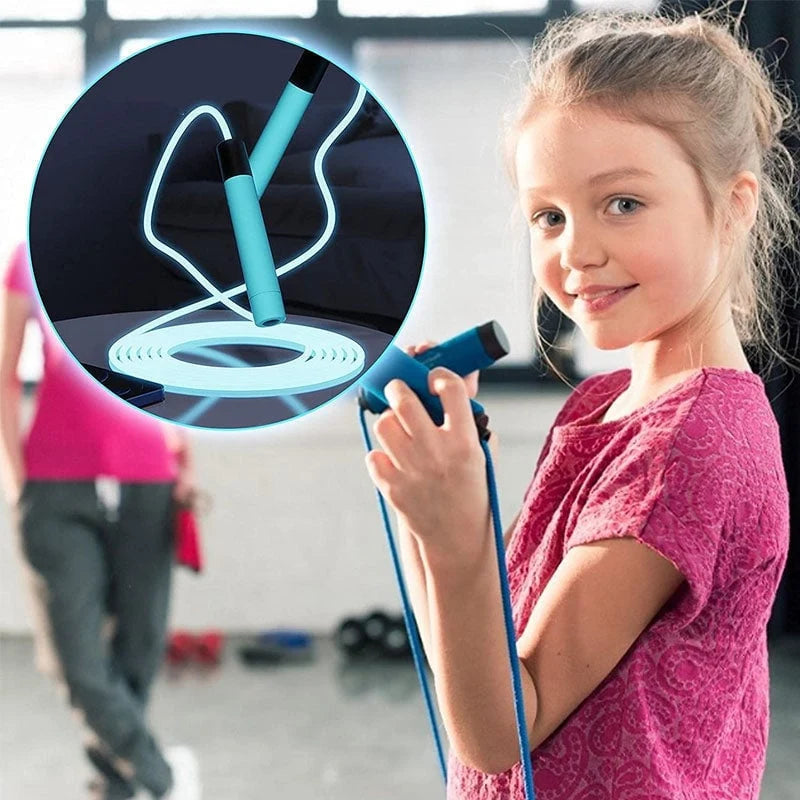 FlashPulse™ — Illuminate your workout and stay safe with every jump!