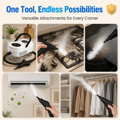 Steam cleaner with high steam temperature