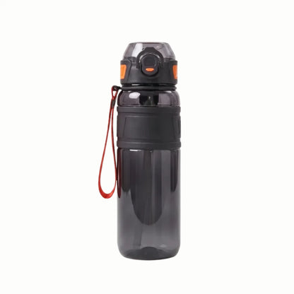 Leak-proof Sports Water Bottle with Twist Cap and Integrated Straw