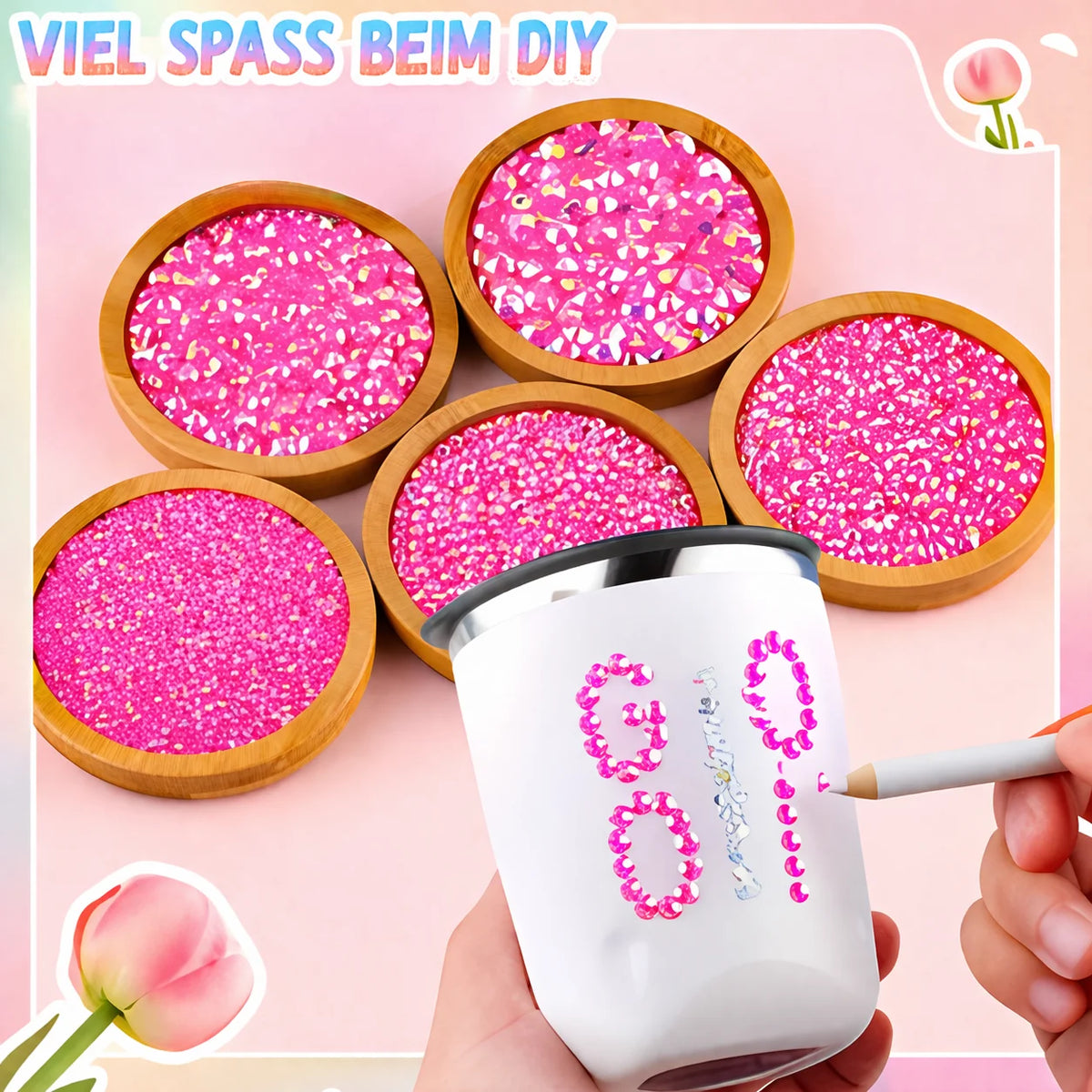 StarlitePop™ Flat Rhinestones — Add Magical Shine to Your DIY Projects That Captivates Everyone!