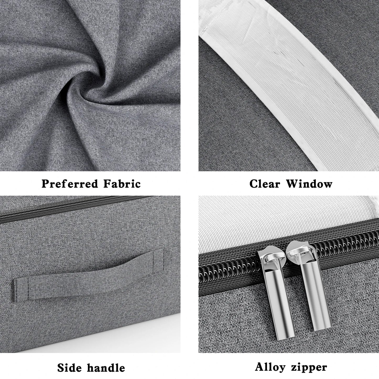 Underbed Storage Bag with Viewing Window