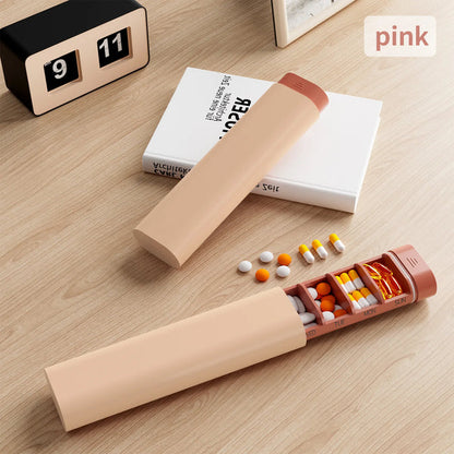 7-Day Pill Organizer with Labeled Compartments